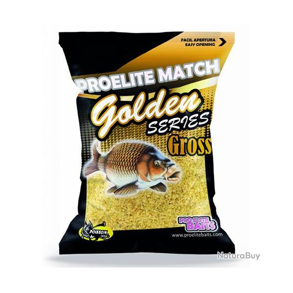 Groundbaits Pro Elite Baits Golden Series Grosse Carpe 1kg