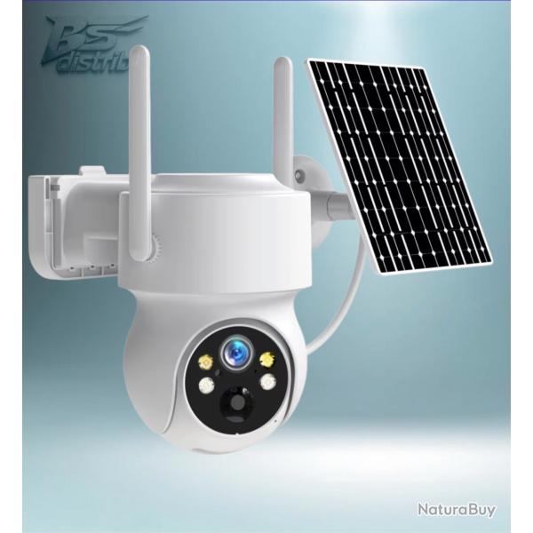 Cam�ra Wifi ext�rieure solaire sans fil HD ....Ench�re 1 Euro