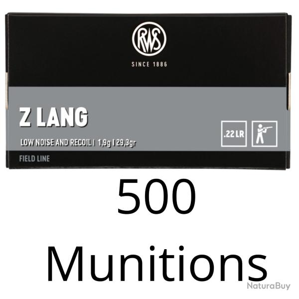 500 Munitions RWS Z Lang Cal.22LR