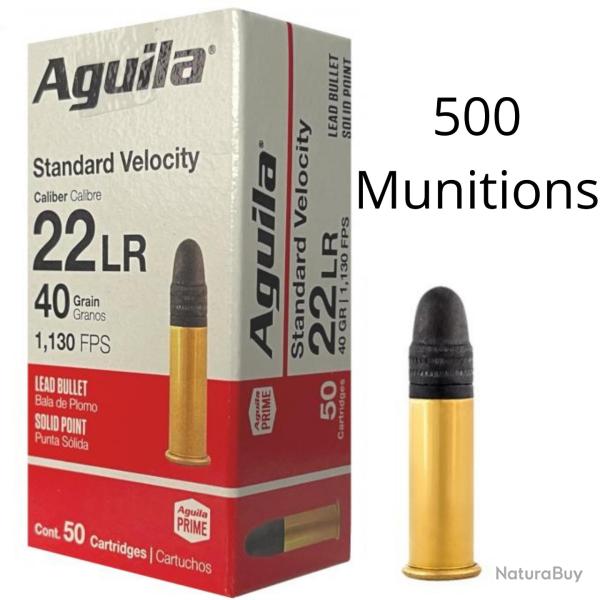 500 Munitions Aguila Standard Cal.22LR