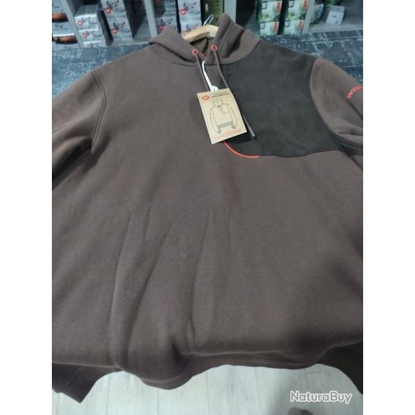 WINCHESTER SWEATSHIRT NORWOOD HOODIE MARRON TAILLE XXL
