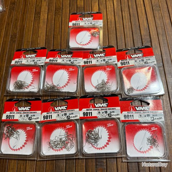 LOT P�CHE 450 HAME�ONS VMC MARCH CRYSTAL N10 et N16
