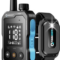 Collier de Dressage pour Chiens 4 Modes 100% &Eacute;tanche Port&eacute;e 3500m &Eacute;cran 2.0 &Eacute;clairage de S&eacute;curit&eacute;