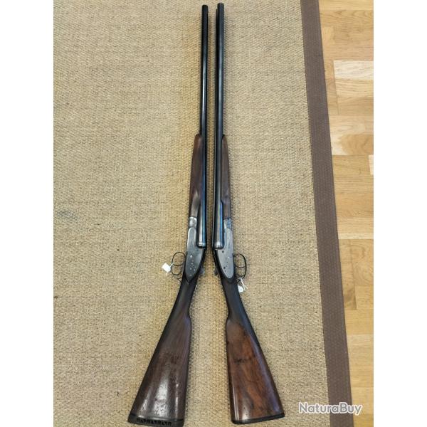 Paires de fusils juxtapos� cal 12/70 Vincenzo Bernardelli