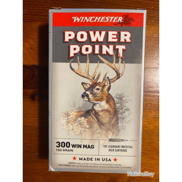 Winchester Power point 300 wmg 150 grains