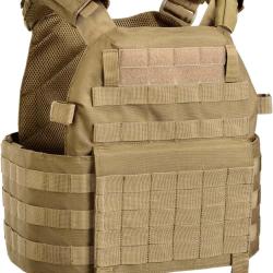 GILET PORTE PLAQUE COYOTE