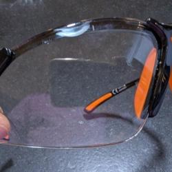 LUNETTES DE SECURITE DE TIR PROTECTON DES PROJECTIONS DE POUDRE NORME CE202440824