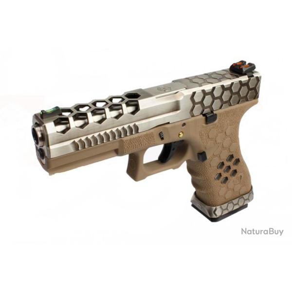 R�plique GBB VX0110 Hex cut Tan/Silver