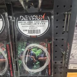 BAS DE LIGNE TISSE SPEED FLOTTANT 1M20 3 A 5 - DEVAUX