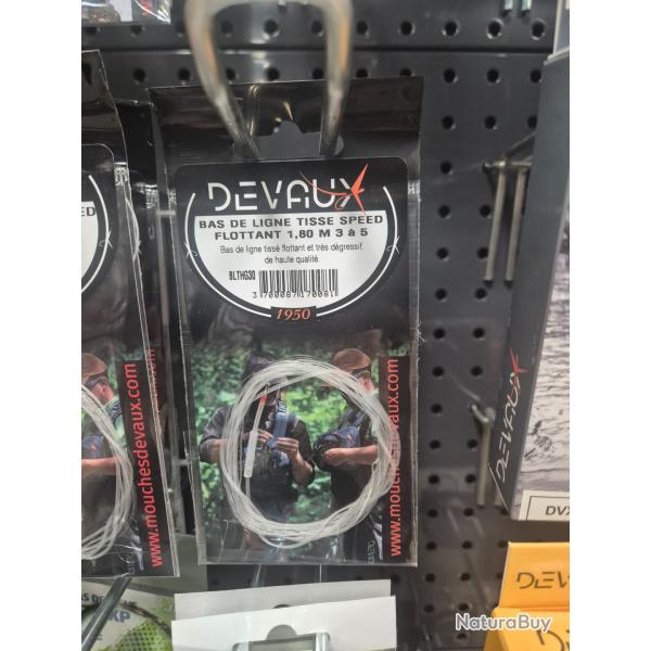 BAS DE LIGNE TISSE SPEED FLOTTANT 1M20 3 A 5 - DEVAUX