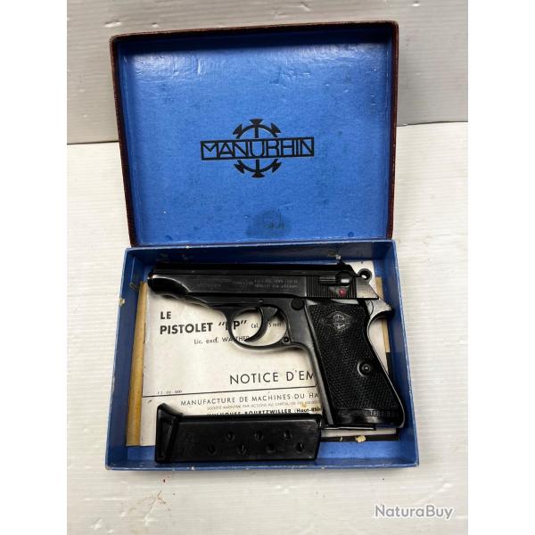 OCCASION !!! MANURHIN WALTER PP CAL:7.65
