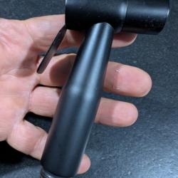 ROBINET DOUCHETTE PISTOLET ACIER NOIR NEUF