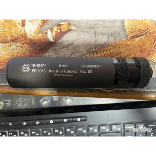 Destockage Mod�rateur Geco Impuls-IIA Compact Cal 9mm M13,5x100 Neuf 49983