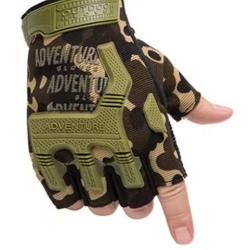 MITAINES TACTIQUES ADVENTURE | Look Camouflage | Protection & Grip | Id&eacute;al Tir Sportif Airsoft & VTT