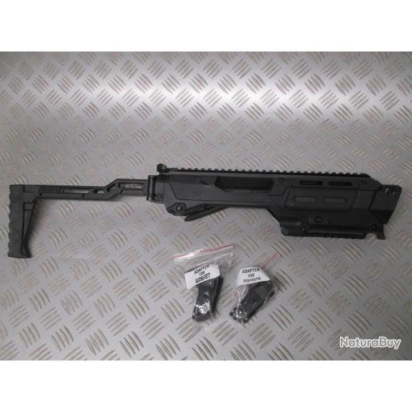 Meta Tactical, Kit de conversion MX1 pour Glock - Chassis Noir