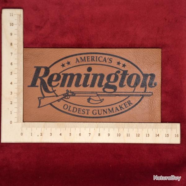 Etiquette en cuir pour coffret Remington oldest #3