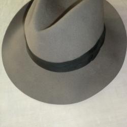 chapeau vintage mixte feutre imperm&eacute;able scotland mad in france / bugarach chapelier paris  T 58 59