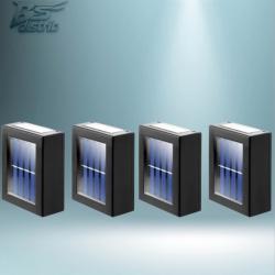 Lot de 4 appliques solaire pour exterieur.....Ench&egrave;re 1 Euro