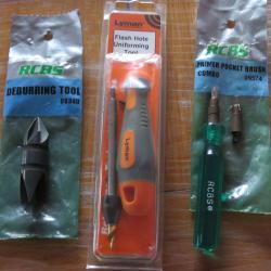 Petit lot pour le rechargement RCBS/LYMAN