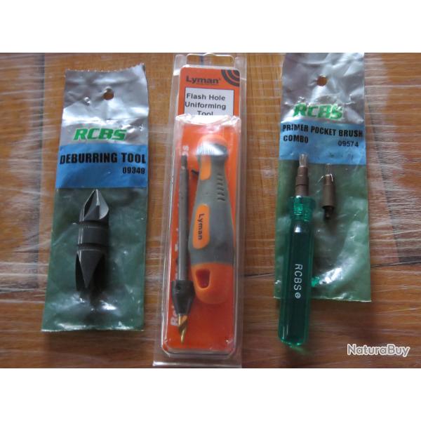 Petit lot pour le rechargement RCBS/LYMAN