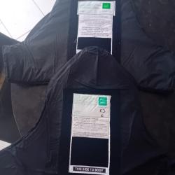 Ench&egrave;re lot de 2 plaques balistiques contre les armes de poings et les lames 49/40