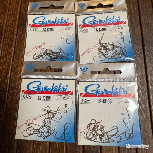 LOT P�CHE 100 Hame�ons Coup Gamakatsu Ls-1310B - Par 25 - N� 8