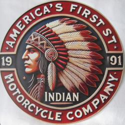 PLAQUE ALU EN 2D - INDIAN - R&eacute;f.38