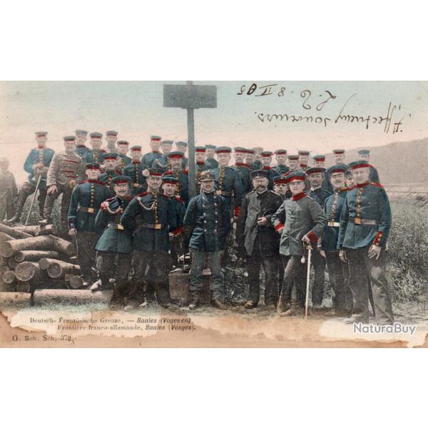 CPA - Deutsch Franzosische Grebze - Saales ( Vogesen ) Frontiere franco-allemente -N�72010