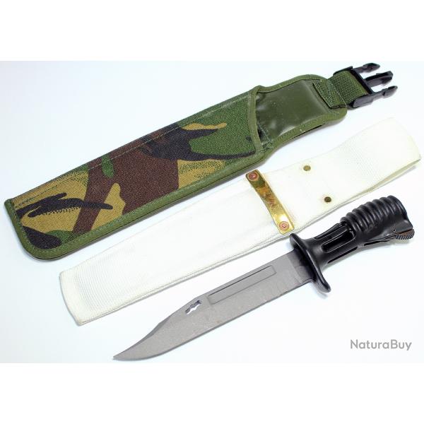 Ba�onnette ORIGINALE SA80 L85 de l'arm�e britannique avec fourreau de c�r�monie N2 DPM frog