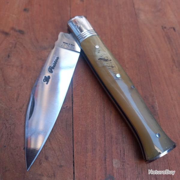 Joli Couteau KENAVO LE POISSON Manche en Corne de B�lier