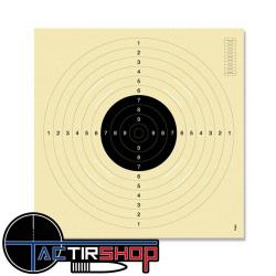 Cible pistolet 25/50m & carabine 100m C50 Kruger avec encoches