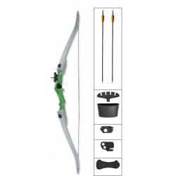 Kit Arc initiation 20 Lbs  Gris / Vert