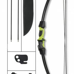 Kit Arc &agrave; Poulies  Noir et Vert  12 Lbs  / D&eacute;butant