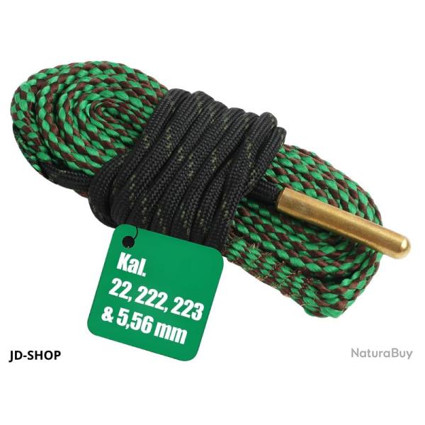 Corde de Nettoyage Canon .22 / .223 / 5.56 mm | Fusil & Carabine | Nettoyage Rapide | Envoi France