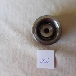 Lissoir acier +porte douille pour sertisseur calibre 24.