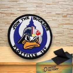 &Eacute;cusson Brod&eacute; Marine Flottille 12F Join The Duckside 8Cm - Patch Avec Scratch