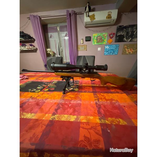 Carabine tld �quipe optique 6-24x50. Ffp neuf bipieds renforc� pivotant