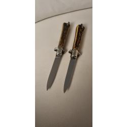 Ann&eacute;es 50 superbes couteaux de chasse Os cerf&eacute;