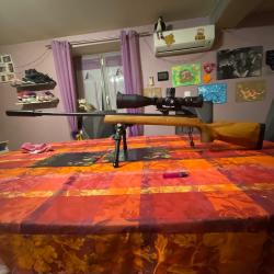 Tld  Anschutz match 64 optiques 5-30x56 pent&eacute; 20 moa bipied silencieux d&eacute;tente r&eacute;glable &agrave; 100 gr