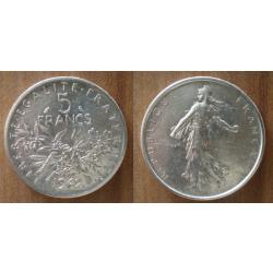 France 5 Francs 1962 Semeuse Franc Argent Frcs Frs Frc