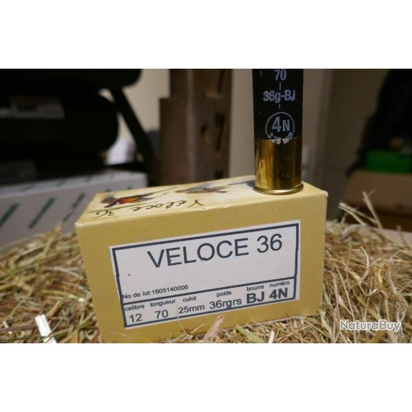 10 cartouches JOCKER VELOCE 36 cal 12/70 en 36 gr BJ pb 4N