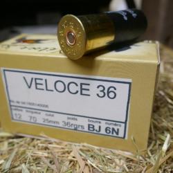 10 cartouches JOCKER VELOCE 36 cal 12/70 en 36 gr BJ pb 6N
