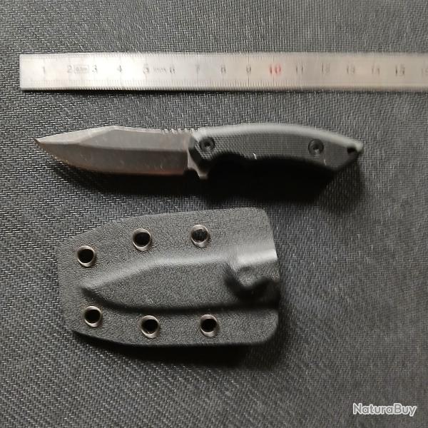 Couteau de poche fixe + �tui