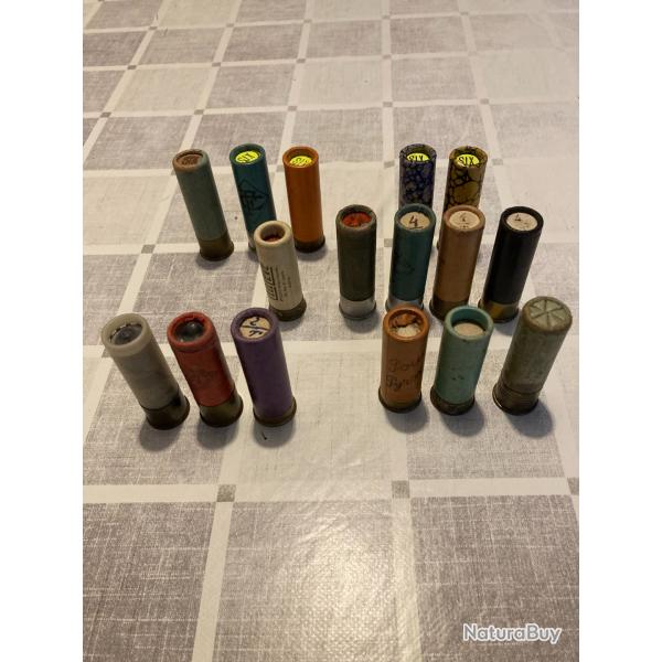 Vends lot de 16 cartouches calibre 16