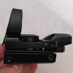 Viseur holographique rouge et vert 4 motifs de r&eacute;ticule 1x22x33 DIGITAL OPTIC