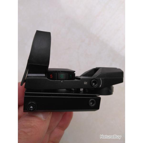 Viseur holographique rouge et vert 4 motifs de r�ticule 1x22x33 DIGITAL OPTIC