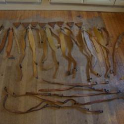 LOT BRELAGE CUIR FRANCAIS WW2