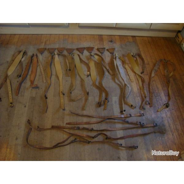 LOT BRELAGE CUIR FRANCAIS WW2