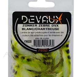 Zonker DEVAUX Z&eacute;br&eacute; Blanc/chartreuse