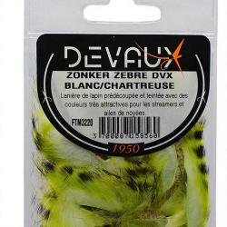 Zonker DEVAUX Z&eacute;br&eacute; Blanc/chartreuse